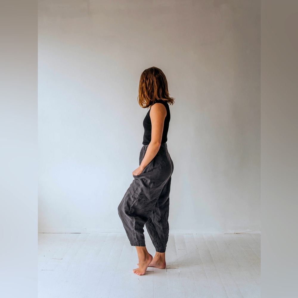 Cedar & Vine Linen Pants Slate